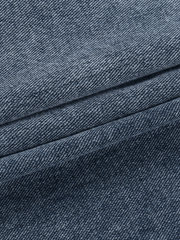 High Waist Slit Denim Skirt