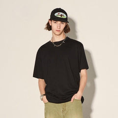 Solid Color Basic T-shirt