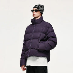 Windproof Crop Puffer Jacket