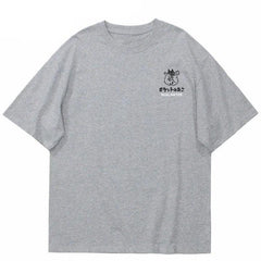 Japanese Funny Cat Printed T Shirt