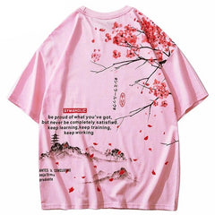 Japanese Sakura Painting T-Shirt