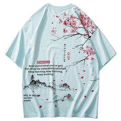 Japanese Sakura Painting T-Shirt