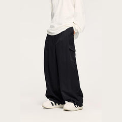 Double Pleated Outdoor Suit Trousers