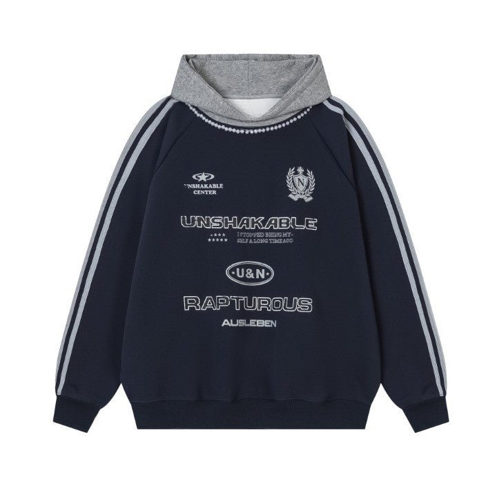 Beaded Rapturous Loose Hooded Sweater