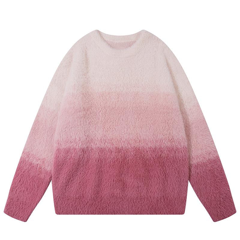 Fading Gradient Knitted Sweater