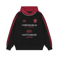 Beaded Rapturous Loose Hooded Sweater