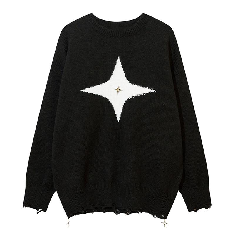Y2K "Star Light" Knitted Sweater
