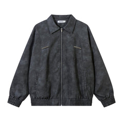 Motorcycle Leather Old Style Jacket