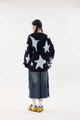 Fur Stars Knitted Sweater