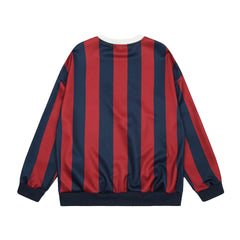 Retro Striped Sports Top