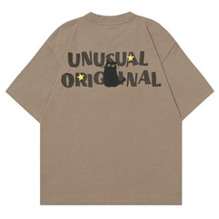 Black Cat Oversize T-Shirt