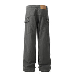 Washed Old Side Pocket Jeans