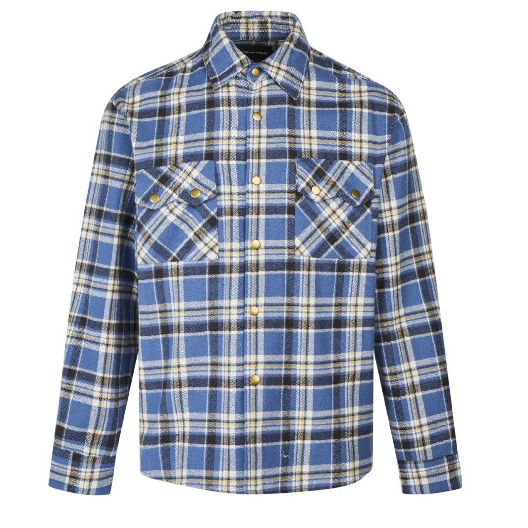 Carohat Blue Striped Shacket