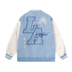 Flamy Baseball Palm Tree Jacket