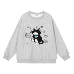 Anxious Sitting Cat Sweater