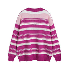 Knitted Lace Up Polo Sweater