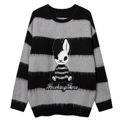 Noir Bunny Loose Sweater