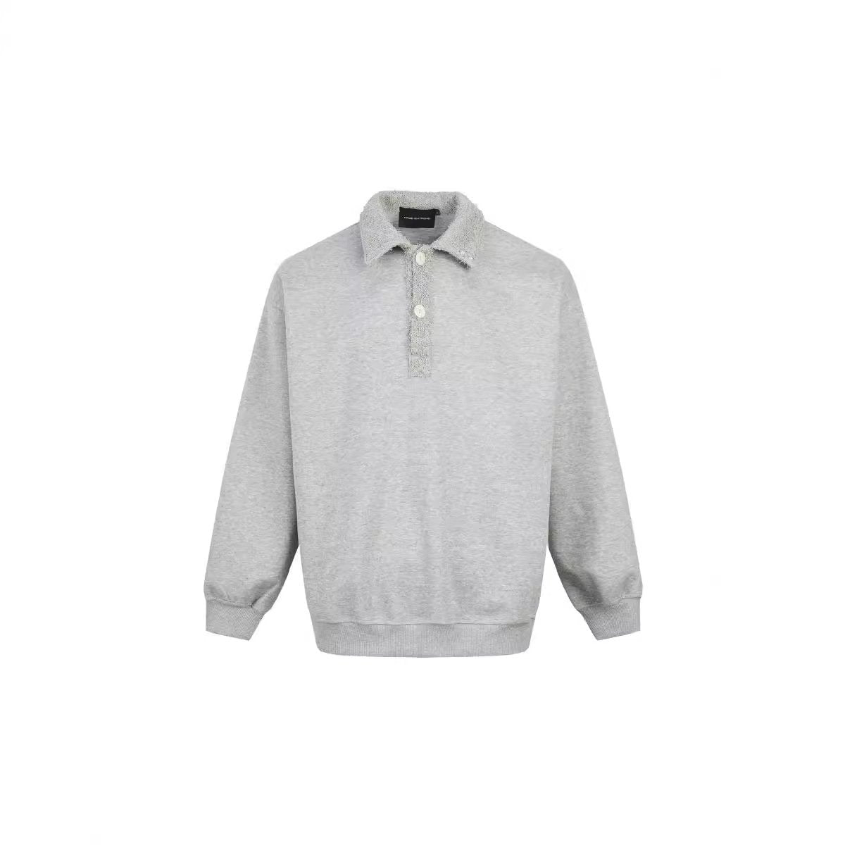 Retro Polo Buttoned Wool Sweater