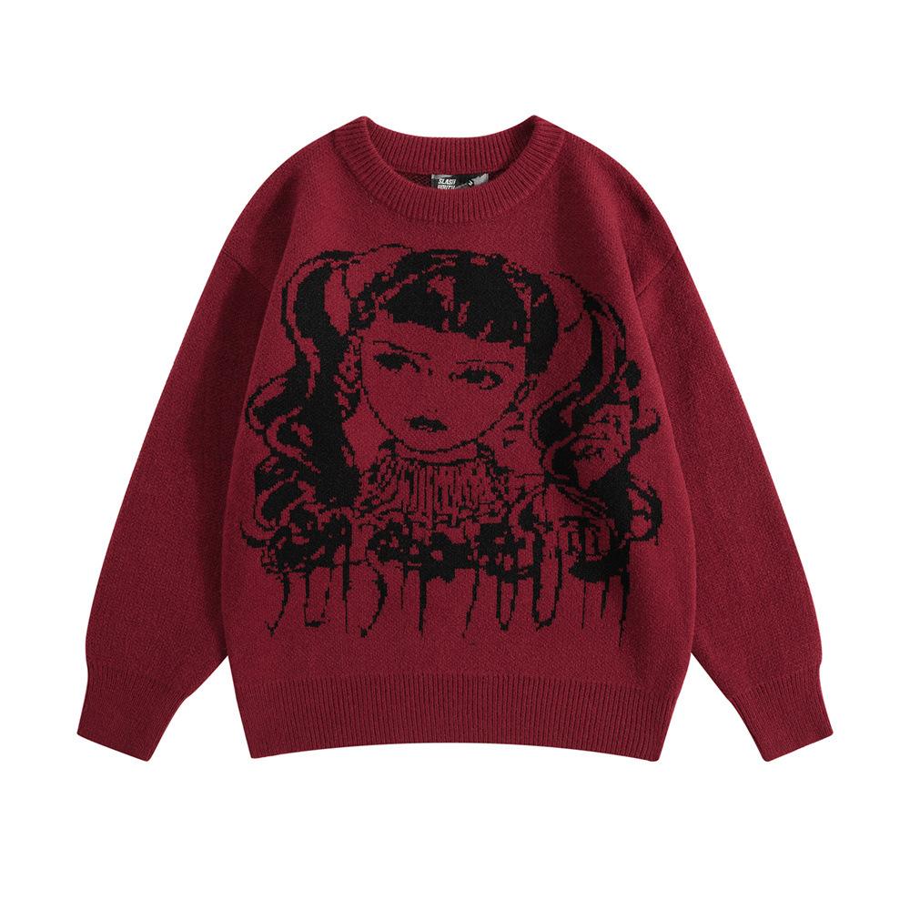 Angry Anime Girl Sweater