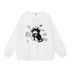 Anxious Sitting Cat Sweater