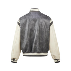 Baseball Leather Basic Jacket