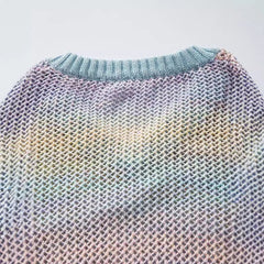 Gradient Colored Knitted 24 Sweater