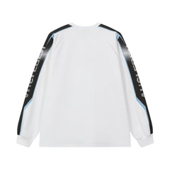 Racing Style Retro Loose Sweater