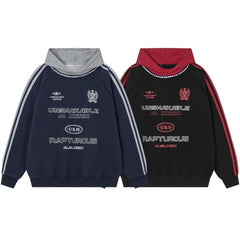 Beaded Rapturous Loose Hooded Sweater