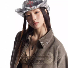 Cowboy Buckle Corduroy Jacket