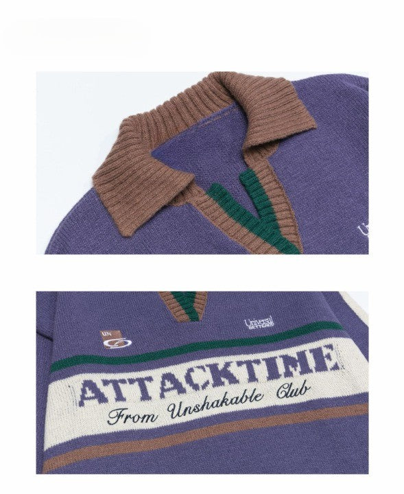 Attack Time Loose Sweater