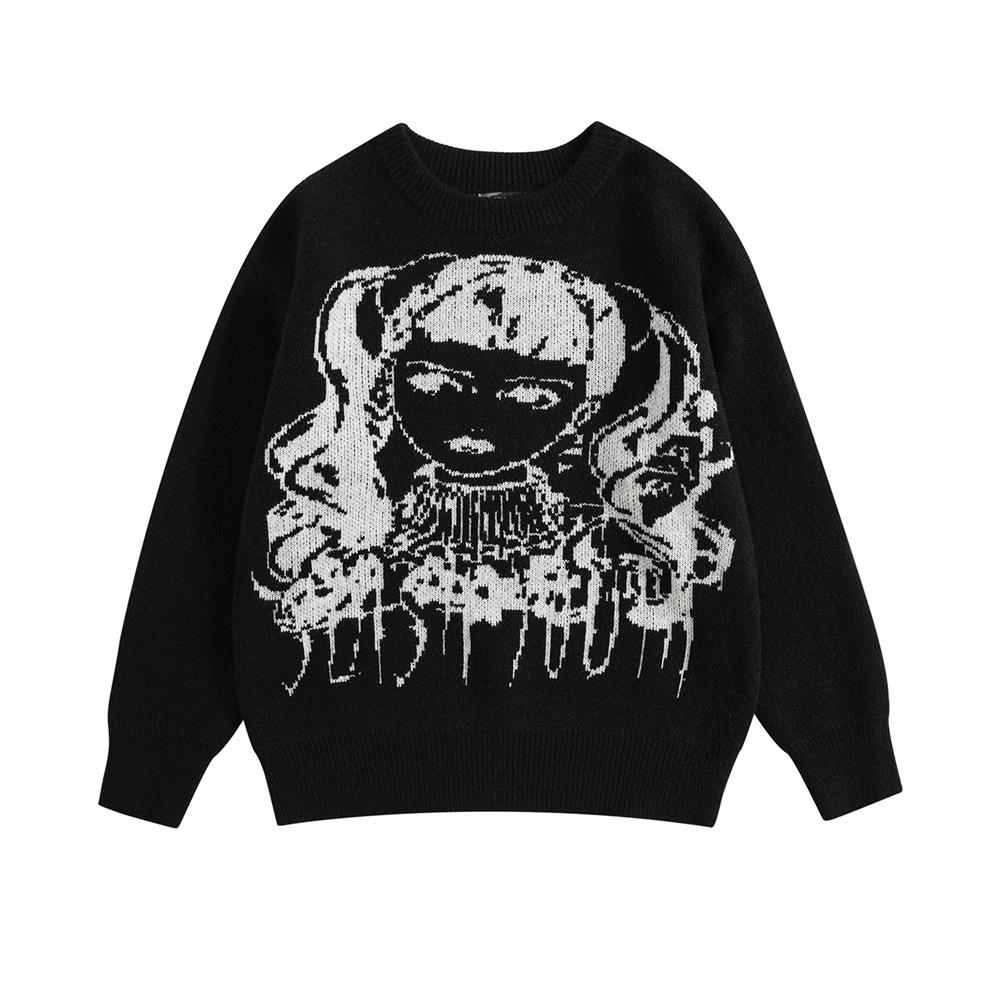 Angry Anime Girl Sweater