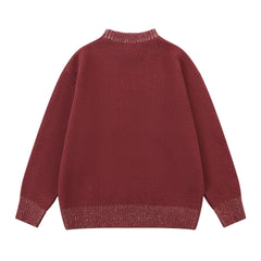 Knitted Love Cat Loose Sweater