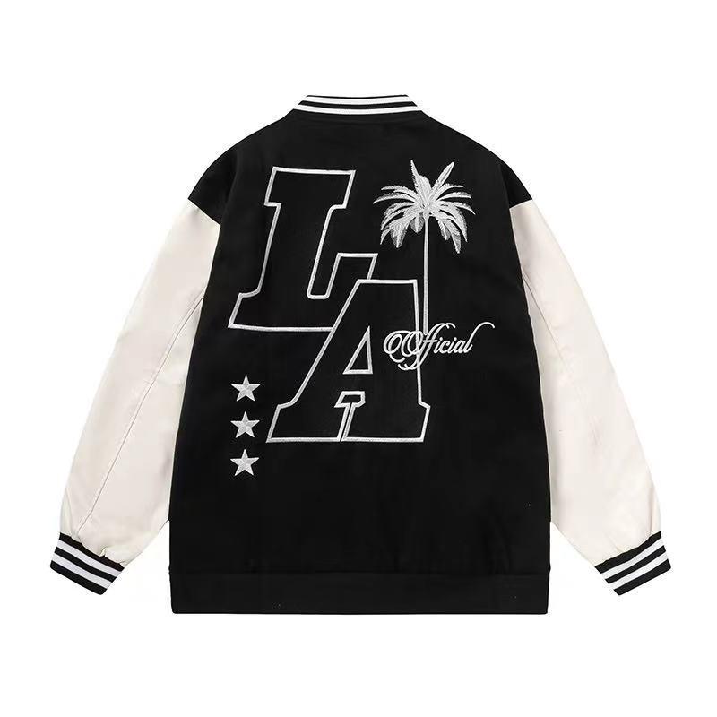 Flamy Baseball Palm Tree Jacket