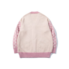 Lazy Dragon Chessboard Cardigan