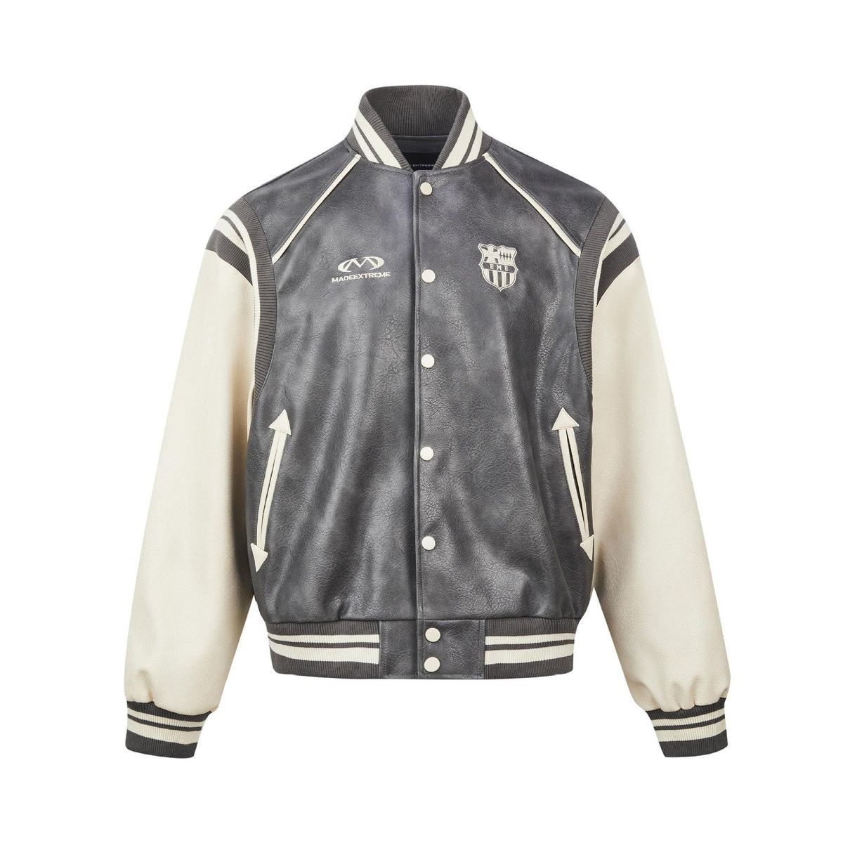 Baseball Leather Basic Jacket