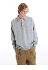 Polo Two Buttoned Fur Sweater