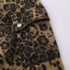 Leopard Jumpsuit Trousers