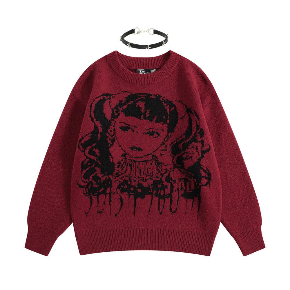 Angry Anime Girl Sweater