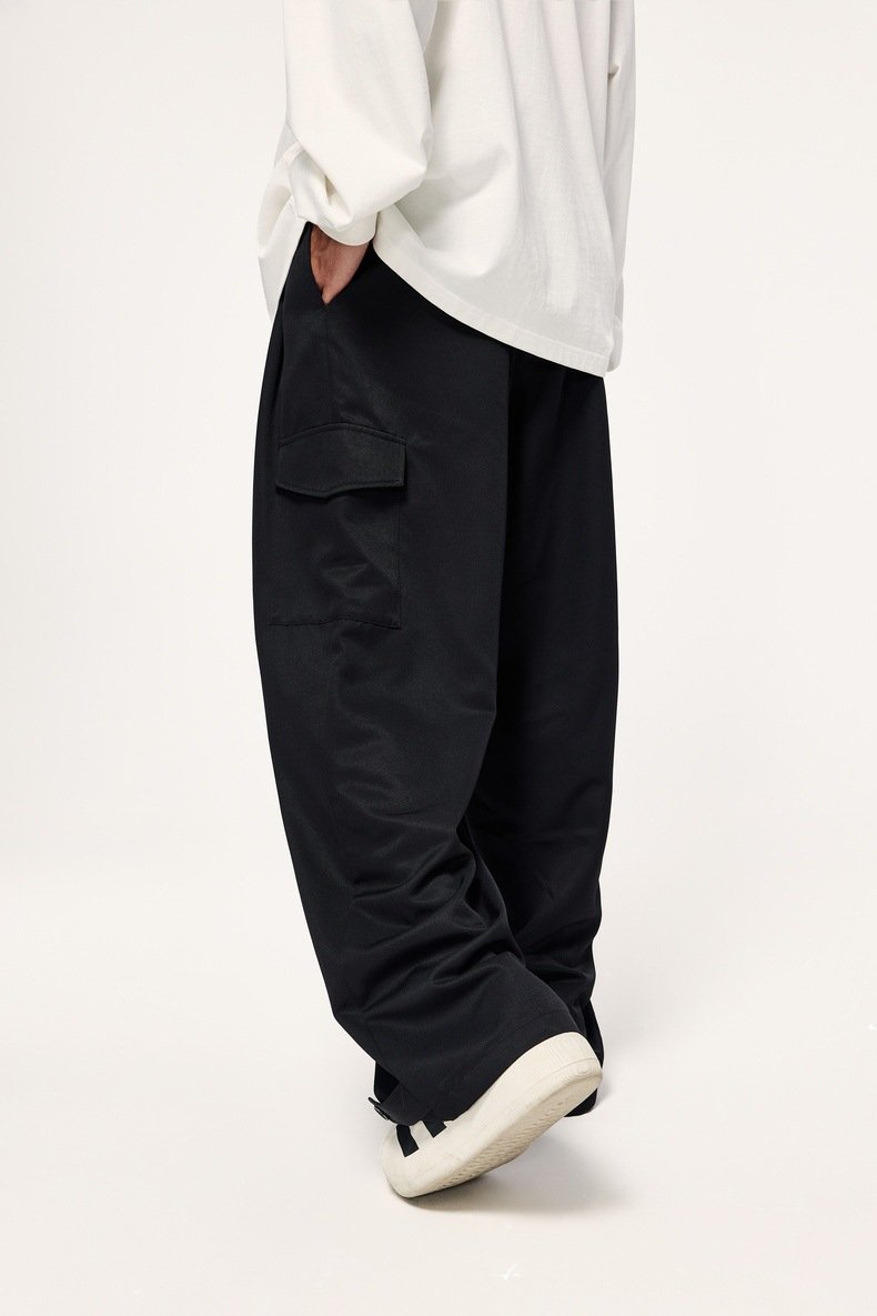 Double Pleated Outdoor Suit Trousers