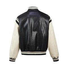 Baseball Leather Basic Jacket