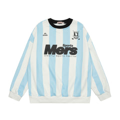 Retro Striped Sports Top