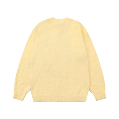 Knitted Heart Cat Sweater