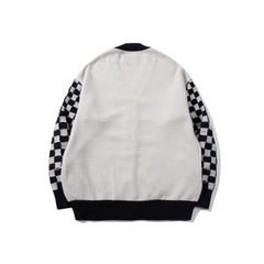 Lazy Dragon Chessboard Cardigan