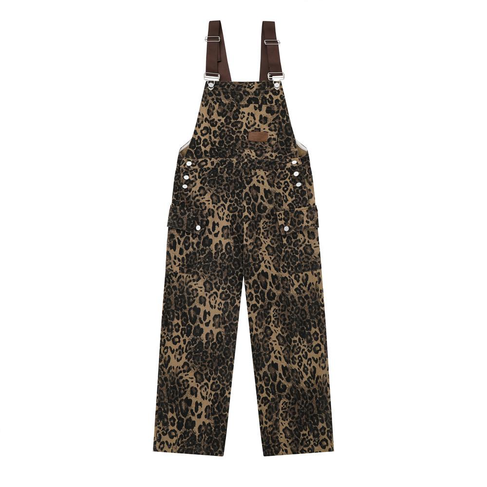 Leopard Jumpsuit Trousers