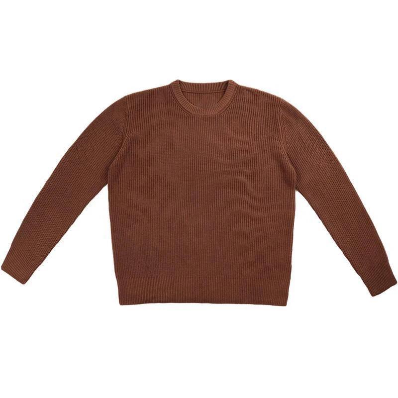 Knit Solid Men Pullover