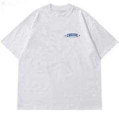 Letter Graphic Print Oversized T-Shirt