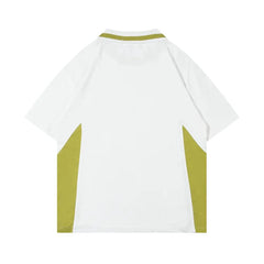 Letter Print Racing Style T-Shirt