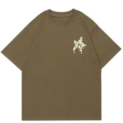 Letter Star Graphic T-Shirt