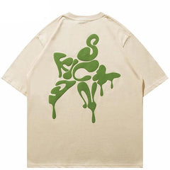 Letter Star Graphic T-Shirt