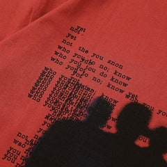 Y2k Grunge Silhouette Graphic T-shirt